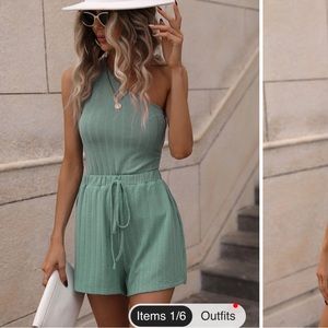 One Shoulder Short Set